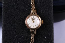A lady's vintage Longines wristwatch.