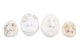 Christopher Tucker (1941-2022). Four plaster casts of noses.