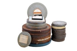 A collection of 16mm and 35mm cine reels from Wells Rich Greene.