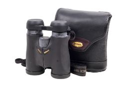 A pair of Nikon 10x42 Waterproof binoculars. Serial number 505908. Optics G.