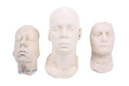 Christopher Tucker (1941-2022). Three plaster cast faces.
