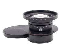 A Schneider-Kreuznach G-Claron WA 11/270 lens. Serial number 13167300.