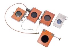 Four Antique Shutter Mechanisms.