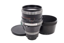 A Carl Zeiss Jena 180mm f2.8 'Zebra' lens. M42 mount.