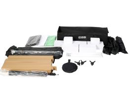 Boxed studio photo lights
