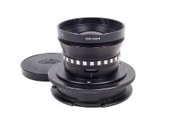 A Rodenstock Rodagon 240mm f5.6 8x10 enlarging lens. With front and rear caps.