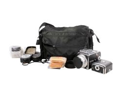 Hasselblad 500c medium format camera. Body no. TR79081, Carl Zeiss Planner lens 2-8 f80 no.