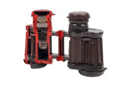 A pair of Hensoldt 8 x 30 Military Cutaway Binoculars.