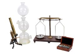 A group of scientific instruments.