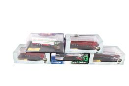 Five Oxford 1:76 scale diecast haulage vehicles.