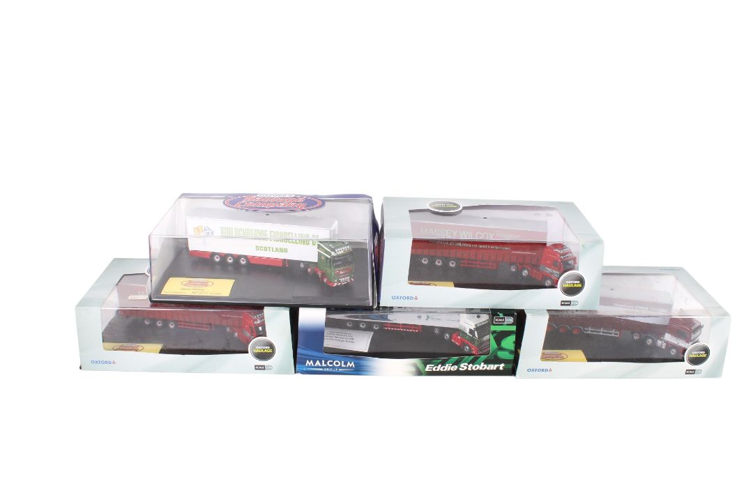 Five Oxford 1:76 scale diecast haulage vehicles. - Image 1 of 4