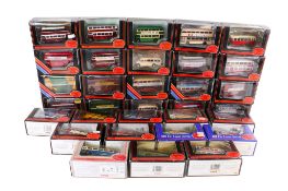 A collection of EFE 1:76 scale diecast buses and coaches.