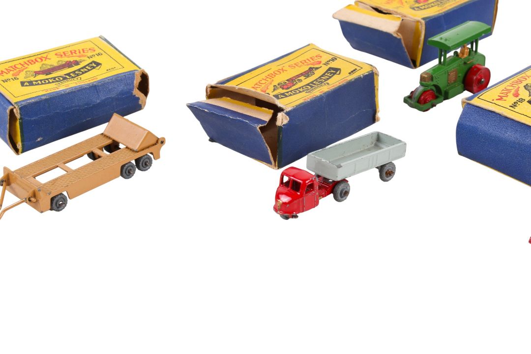 Seven Moko Lesney made Matchbox Series diecast farming and industrial vehicles. Comprising a No. - Image 2 of 7