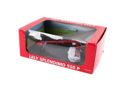 A Universal Hobbies 1:32 diecast Lely Splendimo 550 P Mower. In the original box.