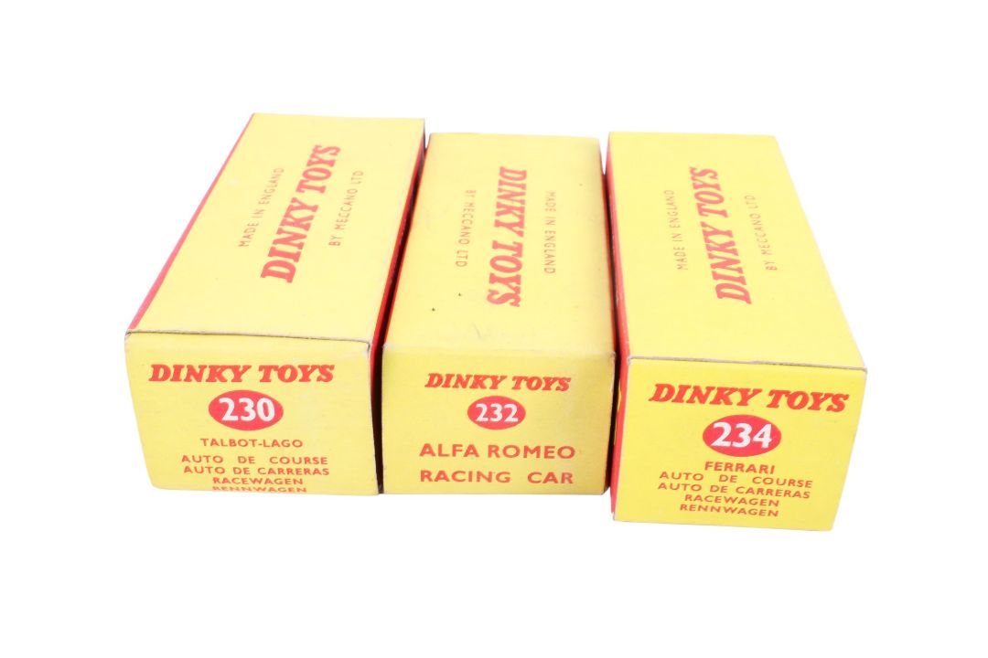 Three Dinky diecast racing cars. Comprising a No. - Image 4 of 4