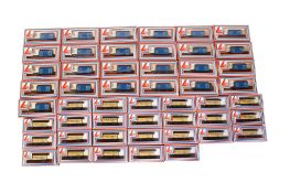 A collection of Lima 00 gauge wagons.