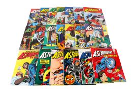 A collection of vintage Alan Class & Co. UK Comics 'Astounding Stories' comics.