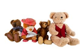Four vintage teddy bears. Including a Boyds Bears and Friends, J.B.