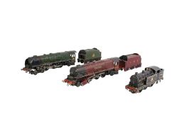 Three Hornby 00 gauge locomotives.