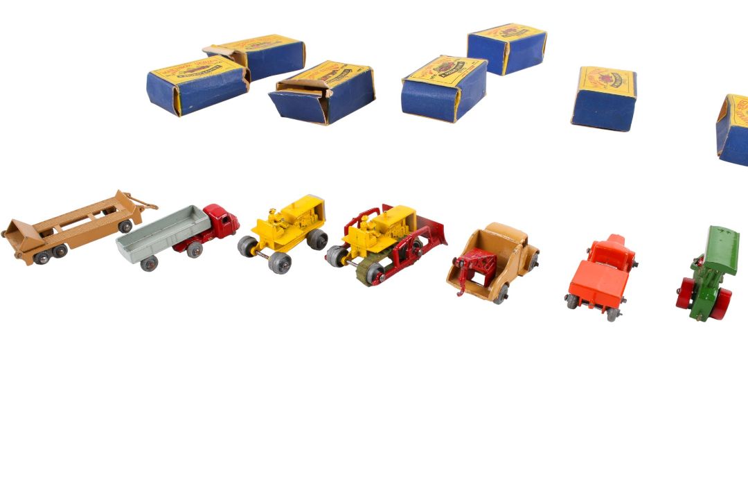 Seven Moko Lesney made Matchbox Series diecast farming and industrial vehicles. Comprising a No. - Image 6 of 7