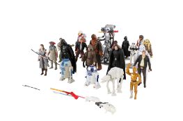 A collection of Hasbro Star Wars figures. Including Darth Vader, Luke Skywalker, Han Solo and more.