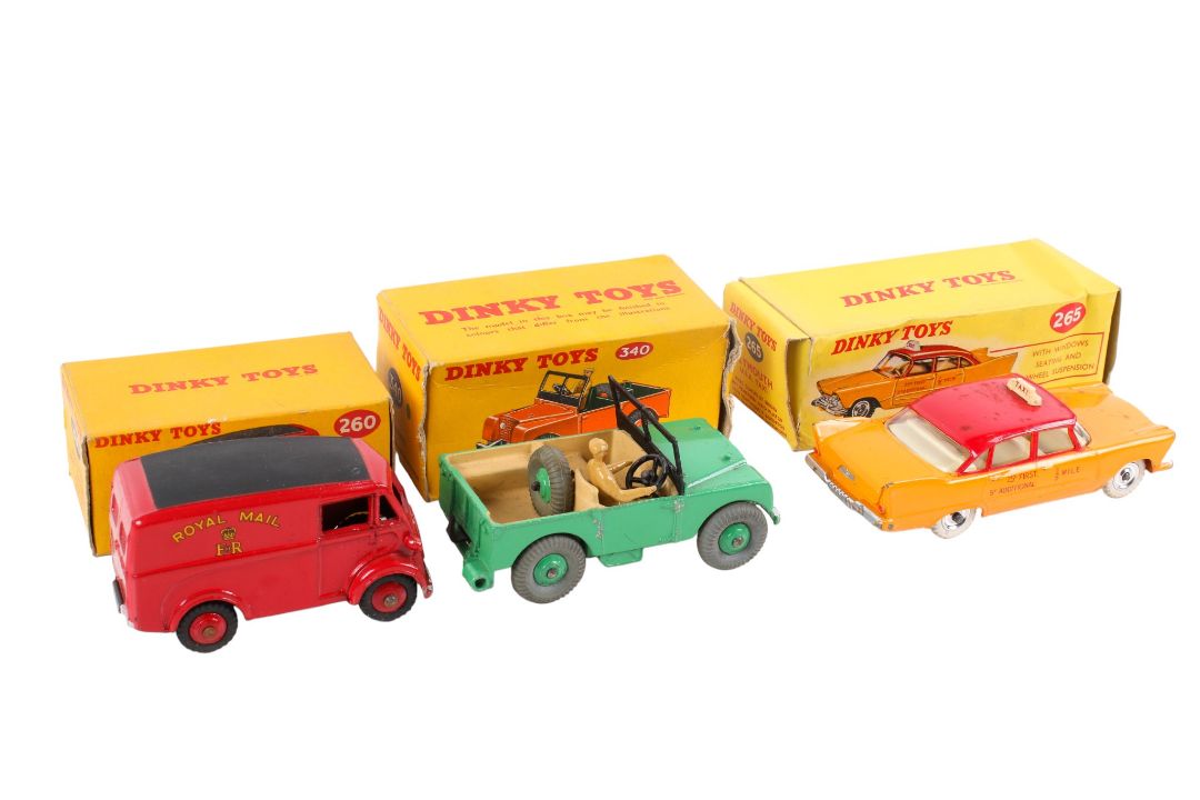 Three Dinky diecast vehicles. Comprising a No.265 Plymouth Plaza U.S.A. - Image 2 of 2