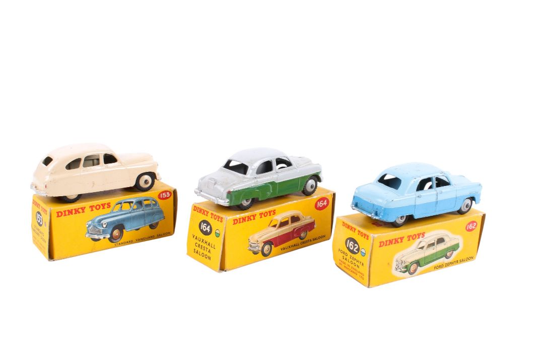 Three Dinky diecast Saloon cars. Comprising a No. - Image 2 of 3
