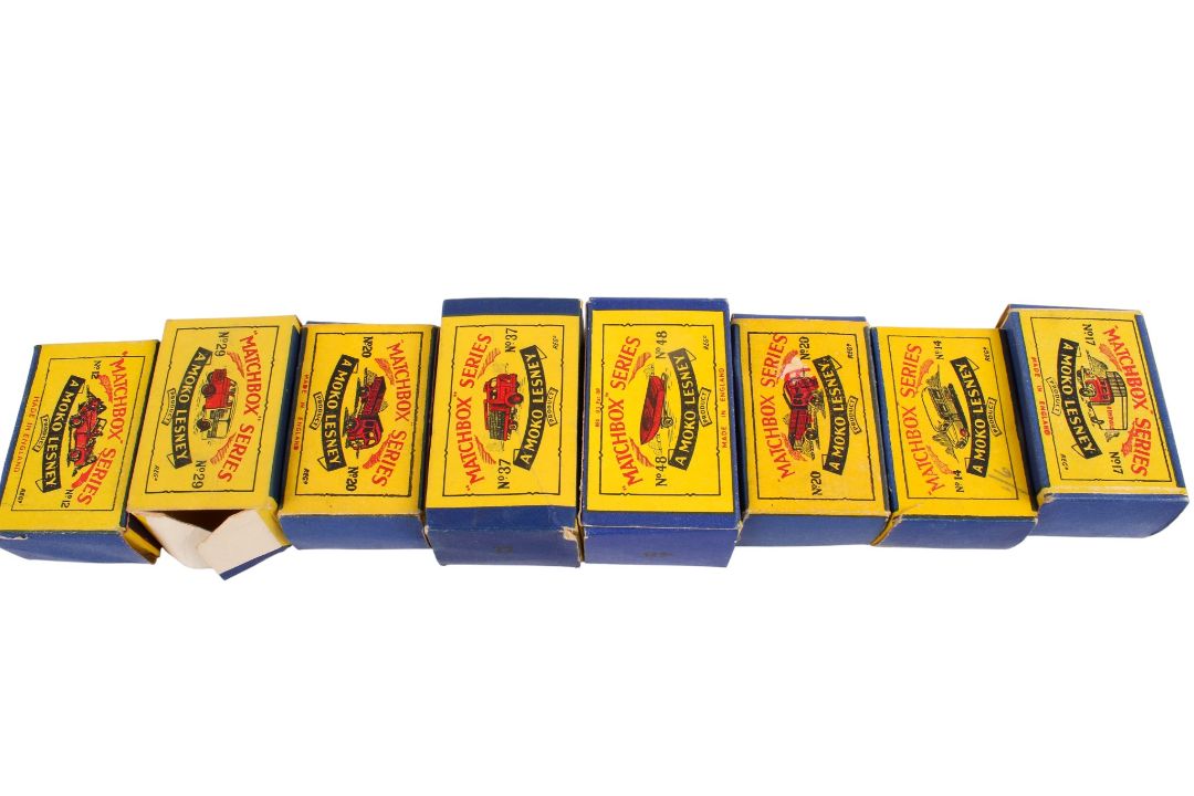 Eight Moko Lesney made Matchbox Series diecast vehicles and assorted boxes. Including a No. - Image 3 of 3