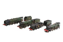 Four Hornby 00 gauge locomotives.