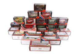 A collection of EFE 1:76 scale diecast buses and coaches. Including a No.