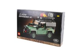 A Lego Land Rover Classic Defender 90 set. No.