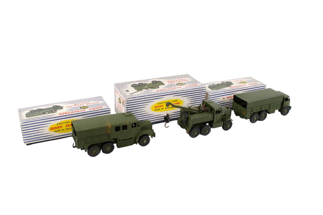 Three Dinky Supertoys diecast military vehicles. Comprising a No. - Image 2 of 3