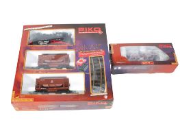 A Piko G Gauge train set and an additional boxed carriage. The No.