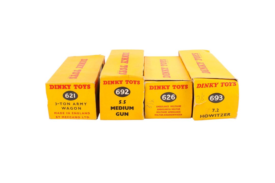 Three Dinky diecast racing cars and a set of No.771 International Road Signs. Comprising a No. - Image 4 of 5