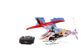 Two items of remote control aircraft.