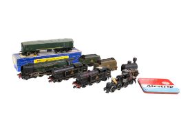 A collection of Hornby 00 gauge locomotives.