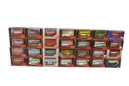 A collection of EFE 1:76 scale diecast buses and coaches. Including a No.