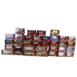 A collection of EFE 1:76 scale diecast model coaches and buses.