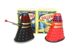 Two Dapol Special Limited Edition Doctor Who The Mysterious Daleks battery operated robot action.