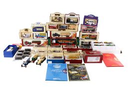 An assortment of diecast vehicles. Including a Corgi Eddie Stobart Ltd No.