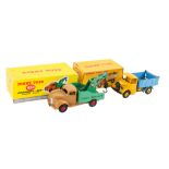 Two Dinky diecast industrial vehicles. Comprising a No.