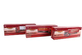Three Corgi Limited Edition 'Hauliers of Renown' 1:50 scale diecast transport vehicles.