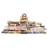 A collection of Lledo diecast vehicles.