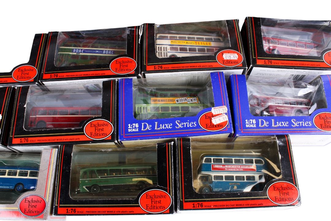 A collection of EFE 1:76 scale diecast buses and coaches. - Image 4 of 5