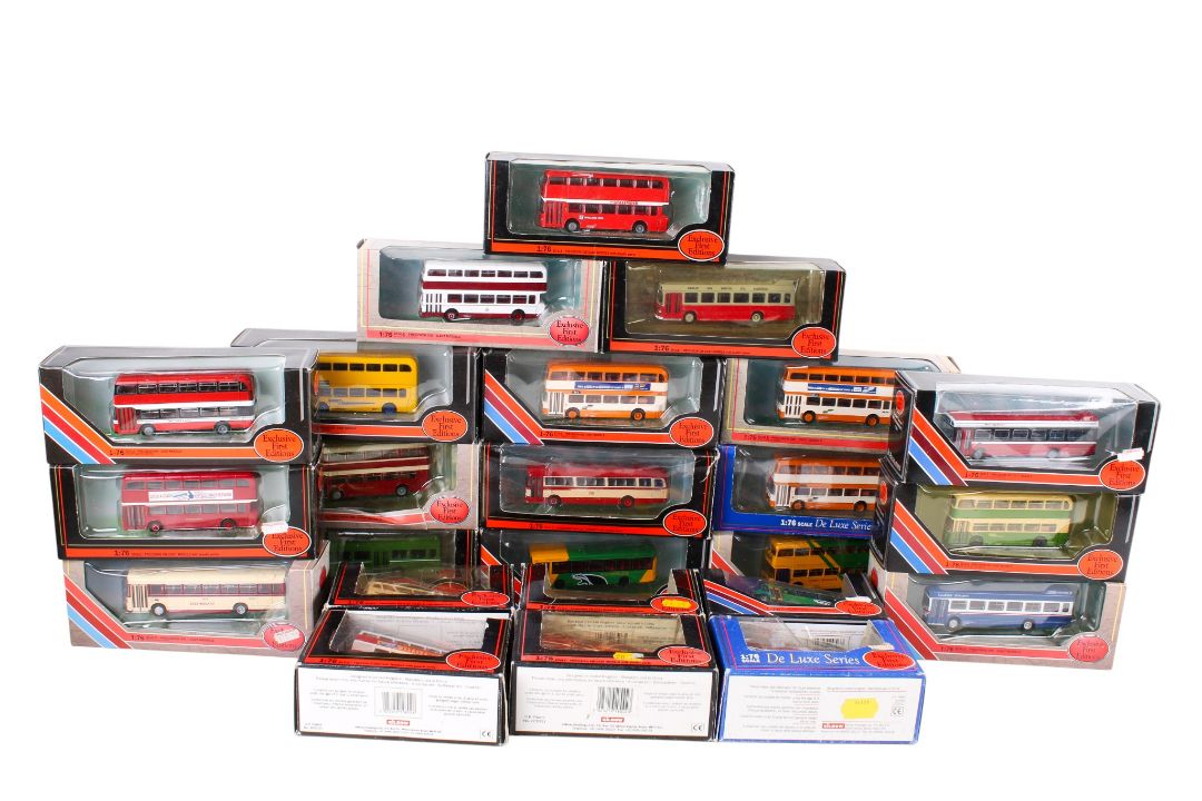 A collection of EFE 1:76 scale diecast buses and coaches. Including a No. - Image 1 of 5