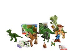 A collection of Toy Story items.