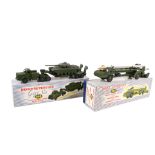 Two Dinky Supertoys Military diecast models. Comprising a No.