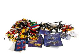 A collection of Lego and accessories.