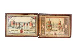 Two early 20th century boxes of Richter's Anchor Blocks. Comprising set No.