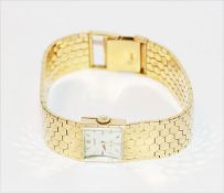 Rolex Armbanduhr, 18 k Gelbgold, 63 gr. Gewicht ohne Uhrwerk, intakt, L 18 cm, Tragespuren